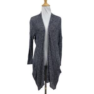 Sparrow Cardigan Womens S Small Far From Whistler Slouchy Open Front Marled Knit